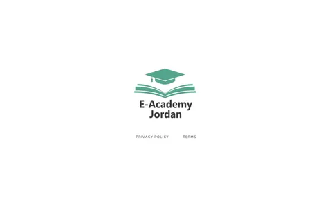 E-Academy Jordan LMS screenshot