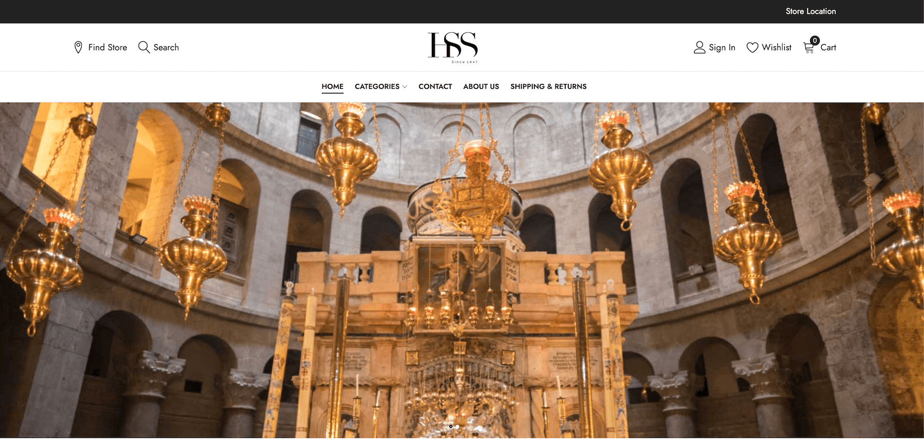 HSS Online Store screenshot